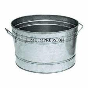 Admirable Design Handmade Galvanized Flower <b>Planters</b> and Pots Latest Arrival New Look Pattern Modern galvanized <b>Planters</b> and Pot - Product Image 6