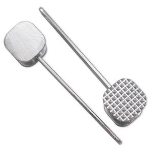 Outil de attendrissement de la viande en alliage de zinc, double tête, réutilisable, léger, facile à nettoyer, portable, pour la cuisine et la cuisson en plein air - Product Image 1