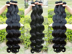 Paquetes de cabello humano virgen Color natural sin procesar Varias longitudes Extensiones Remy de doble estiramiento Venta al por mayor Suministro de fábrica - Product Image 2
