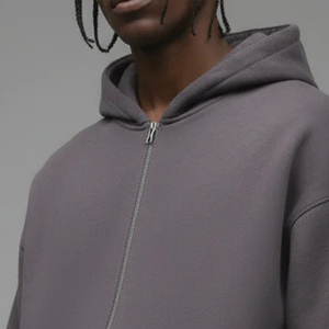 Sweat à capuche pour homme personnalisé avec poches avant, fermeture éclair, couleur unie, décontracté, réglable, prix bas, respirant, sweat à capuche 2026 - Product Image 2