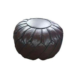 High Quality Modern Indoor Home Stylish Leather Rectangle Handmade Luxury Poufs for Decorative Use - Product Image 1