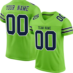 Uniformes Football Top Qualité Conception Personnalisée et Sublimation Uniformes de Haute Qualité 7v7 Football 100% polyester Sublimation Américain - Product Image 3