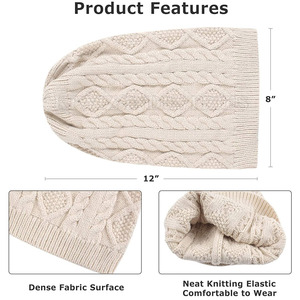 Winter Beanie Hats High Quality Custom Made Design Winter Beanie Hats Wholesale Custom Organic Wool Beanie Hat - Product Image 4