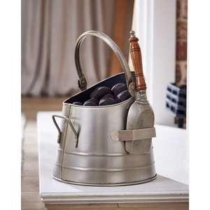 Elegant and Durable Iron <b>Coal</b> Bucket with a Traditional Design and Antique-style Handle & Suitable for <b>Coal</b> Storage - Product Image 5