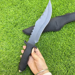 Ts012b ngoài trời bền cố định lưỡi săn bắn dao lớp phủ chống trượt xử lý Survival cắm trại dao với nylon vỏ bọc EDC - Product Image 3