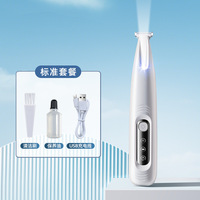 Kit de tondeuse électrique rechargeable de luxe pour chiens et chats, tondeuse pour animaux de compagnie imperméable en acier inoxydable pour le toilettage des poils