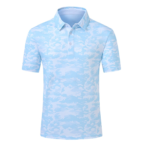Polo de qualité personnalisé avec logo sur mesure, impression intégrale, respirant, séchage rapide, coupe ajustée, chemise de golf surdimensionnée pour homme, séchage rapide - Product Image 1