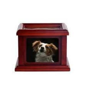 High Quality American Style Handmade Wood Cremation <b>Urns</b> for <b>Cat</b> and Dog Ashes Wholesale Funeral <b>Urns</b> for Pets - Product Image 1