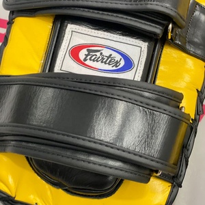 Fairtex New Yellow Black Customized Training Kick Boxing Kick <b>Shields</b> Professional Boxing Training Gear Your Own Logo Curved Pad - Product Image 5