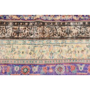 Vintage 2,8x6ft Beige <b>Turkish</b> <b>Rug</b> Large Area Classic Style Abstract Rectangle Pattern Wool Material Latex Backing Model Room <b>Rug</b> - Product Image 5