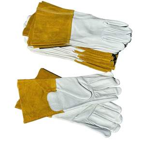 Gants de maroquinier en cuir à prix d'usine |   Gants de soudage de sécurité |   Gants de travail respirants et résistants pour hommes |   Fonction d'écran tactile - Product Image 5