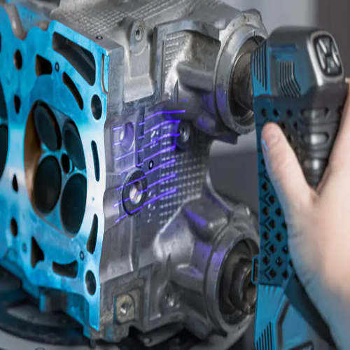 Handheld 3D Infrared Laser Scanner for Spare Parts, Sculptures, Industrial Design Product Modeling
