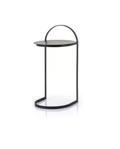 Table basse moderne nordique Fournisseur de meubles modernes nordiques Table de chevet murale en fer noir Conception de meubles de salon - Product Image 1