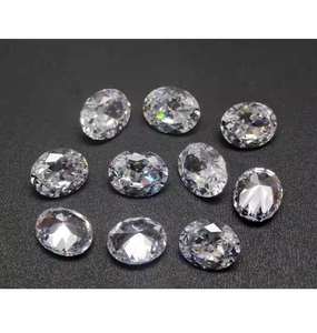 Diamant naturel certifié GIA certifié taille ovale 0.5 à 1.0 carat E couleur VVS2 clarté en vrac parfait pour la fabrication de bijoux - Product Image 1