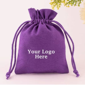 100% Cotton Heavy Duty Laundry Dustbags with String Closure Fashion Style Canvas Drawstring Case <b>for</b> Hotel Shoe <b>Clothing</b> <b>Storage</b> - Product Image 1