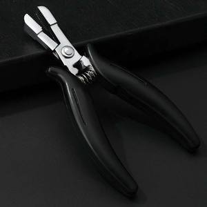 Pinzas de Acero Inoxidable para Extensiones de Cabello, Herramientas Multifuncionales para Extensiones de Cabello con Punta Plana - Product Image 5