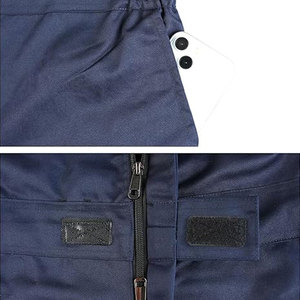 100% algodón Hi-vis Workwear Overoles de seguridad contra incendios Ropa DE TRABAJO Funcional Ropa DE TRABAJO personalizada Overoles DE SEGURIDAD funcionales de manga completa - Product Image 5