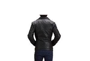 Vente en Gros Veste en Cuir Original en Peau de Mouton pour Hommes de Meilleure Qualité Dernier Design Veste en Cuir Véritable Style Motard - Product Image 6