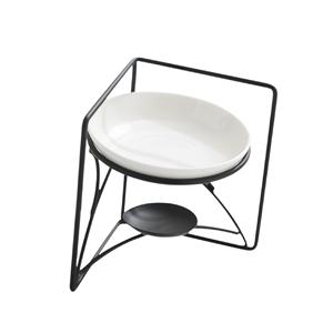 Latest Pattern Attractive Look Stainless Steel Silver Color Burner With Metal Gold Plated Stylish Stand Incense Holder - Product Image 4