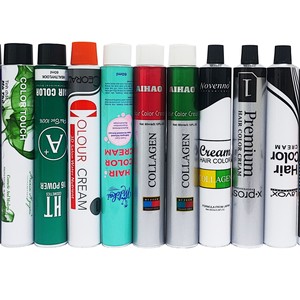 หลอดบรรจุเครื่องสำอางอลูมิเนียมหรูหราขนาด60กรัมหลอดโลหะทำสีผมน้ำหนักเบาผลิตจากเวียดนาม - Product Image 1