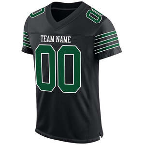 Custom High Quality Adult 100%polyester American Football Jersey Wholesale Rate OEM Breathable Cheap Price Customization - Product Image 3