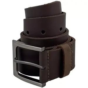 เข็มขัดหนังวัวสำหรับผู้ชายเข็มขัดหนังลำลองแบบพรีเมียม - Product Image 6