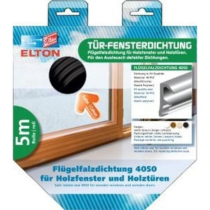 Wing Rebate <b>Seal</b> 4050 DIY Length 5 M for Milling in PVC Plain White Ellen - Product Image 3