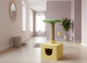High Quality Amistar Fluffy's Dream Cat Tree with 2 <b>Levels</b> Eco-Friendly & Durable for Cats All Sizes - Product Image 2