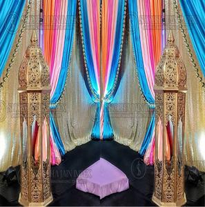 Lampes en bois marocaines Shobha Jain Impex pour la scène de mariage - Product Image 5