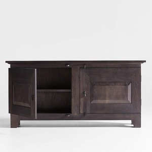 Premium 68 "Credenza de madera maciza marrón claro desgastado-Durable Versátil para cocina Restaurante | Muebles de almacenamiento - Product Image 4