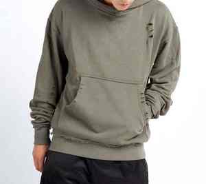 Meilleure Vente – Sweat à Capuche Unisexe Hiver en Polaire Haute Qualité, Design Délavé Effet Usé, Respirant, Confortable, Poche Brodé - Product Image 1