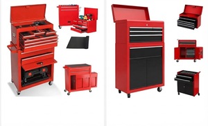 72 pollici Carrello da Lavoro Mobile con Set di Utensili Professionali in Vassoi di Schiuma e Attrezzatura da Officina (1858 Pezzi) - Product Image 3