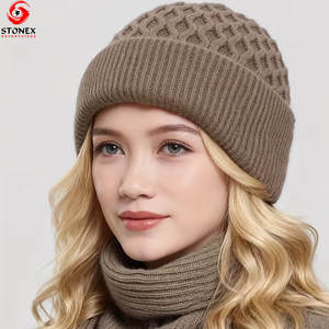 หมวกแก๊ปแฟชั่นสำหรับฤดูหนาวและฤดูหนาวสินค้ามาใหม่สีล้วนอบอุ่นน่ารักปรับแต่งได้ตามต้องการ - Product Image 5