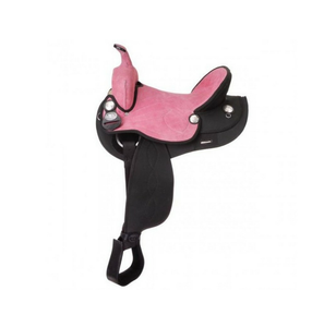 Selle de cheval en cuir Western Comfort pour Barrel Racing, Pleasure et Trail, taille et couleur personnalisées, design respirant, ajustement sécurisé - Product Image 2