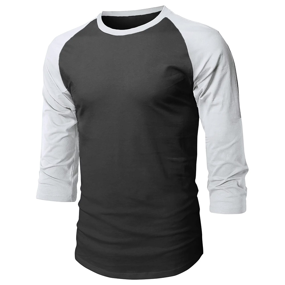 T-shirt New Look Homme XS Manches 3/4 Raglan Blanc Rouge – Neuf Avec étiquettes