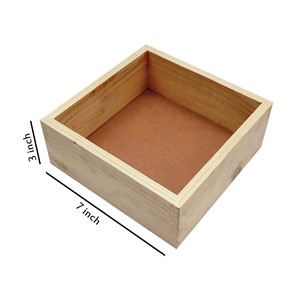 ป้ายไม้ติดผนังกล่องไม้สำหรับตกแต่งของขวัญและงานฝีมือ - Product Image 4