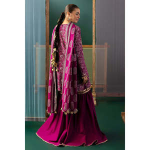 Ensemble de 3 pièces pour femme en tissu lawn brodé Gota avec dupatta imprimée CL-62041 - Product Image 2