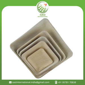 Assiette à dîner jetable carrée écologique en feuille de palmier ensemble de vaisselle prix de gros - Product Image 2