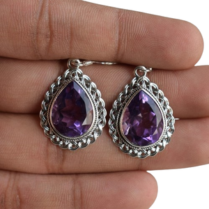 Boucles d'oreilles pendantes en pierre turquoise tendance, argent sterling 925 plaqué platine, bijoux pour femmes - Product Image 1