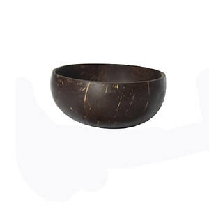 ชามกะลามะพร้าวขัดเงาชามไม่ทิ้งขยะแบบแฮนด์เมด - Product Image 3