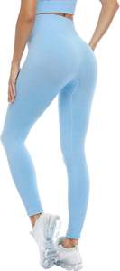 Conjunto de yoga para niñas al por mayor con logotipo personalizado conjunto de entrenamiento mallas de yoga para niñas conjuntos de yoga para correr de manga larga para mujeres - Product Image 2