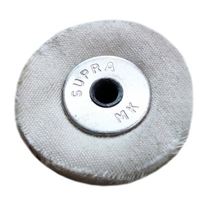 แปรงมัสลินสีขาวให้ชิ้นส่วนเครื่องประดับเปล่งประกายเหมือนกระจกโดยไม่ทำให้เกิดรอยขีดข่วนหรือขจัดวัสดุส่วนเกิน - Product Image 1