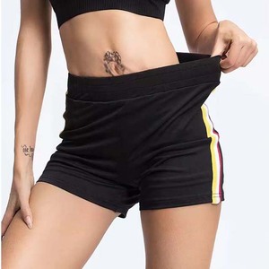 Diseño a rayas OEM personalizado nuevo estilo de moda transpirable ropa de mujer pantalones cortos de Pakistán cintura con cordón pantalones cortos de mujer - Product Image 1