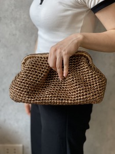 Vàng lấp lánh kim loại Crochet ly hợp túi nhỏ vừa túi lớn túi buổi tối dệt kim đám cưới bên ly hợp - Product Image 2