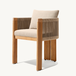 Chaise en teck en vente chaude, style moderne, avec coussin moelleux, anti-fongique et anti-pourriture, pour l'extérieur - Product Image 2