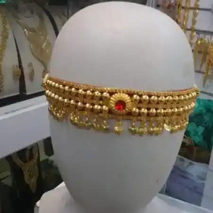 Comores Mayotte vente rapide chaude boucles d'oreilles breloques 18k plaqué or collier ensembles pour femmes mariage et cadeau bijoux - Product Image 5