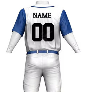 Maillots de sport légers et personnalisables pour hommes, séchage rapide, nouveau modèle, ensembles uniformes imprimés pour baseball et softball, en polyester, en promotion - Product Image 5