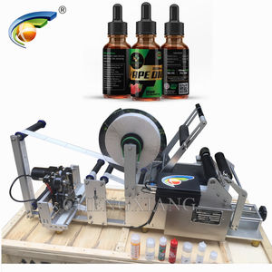 Etiquetadora manual de etiquetas adhesivas para botellas redondas y latas con un rendimiento estable - Product Image 1