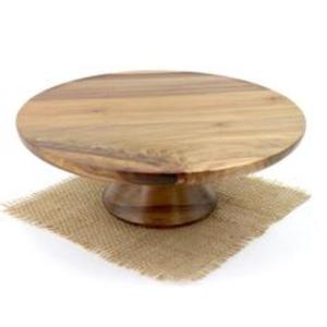 Exquisite Wooden Cake Stand with Premium Materials and Refined Finishing for Upscale Dessert <b>Presentations</b> at Events - Product Image 6