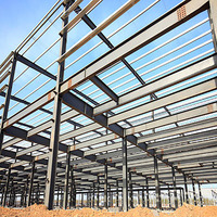 Hangar de stockage à grande portée en structure métallique préfabriquée galvanisée à toit courbé pour entrepôt et atelier